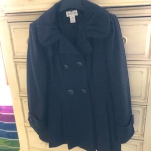 Gray ladies pea coat
